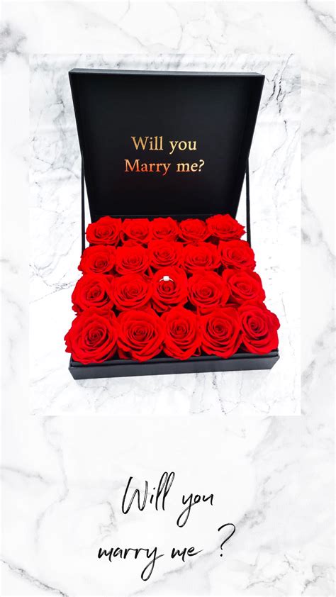 will you marry me bouquet